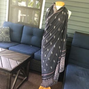 Flowey silky sarong, beach cover up